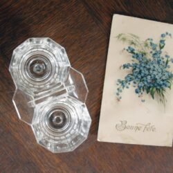 c56 ガラスの塩胡椒入れ