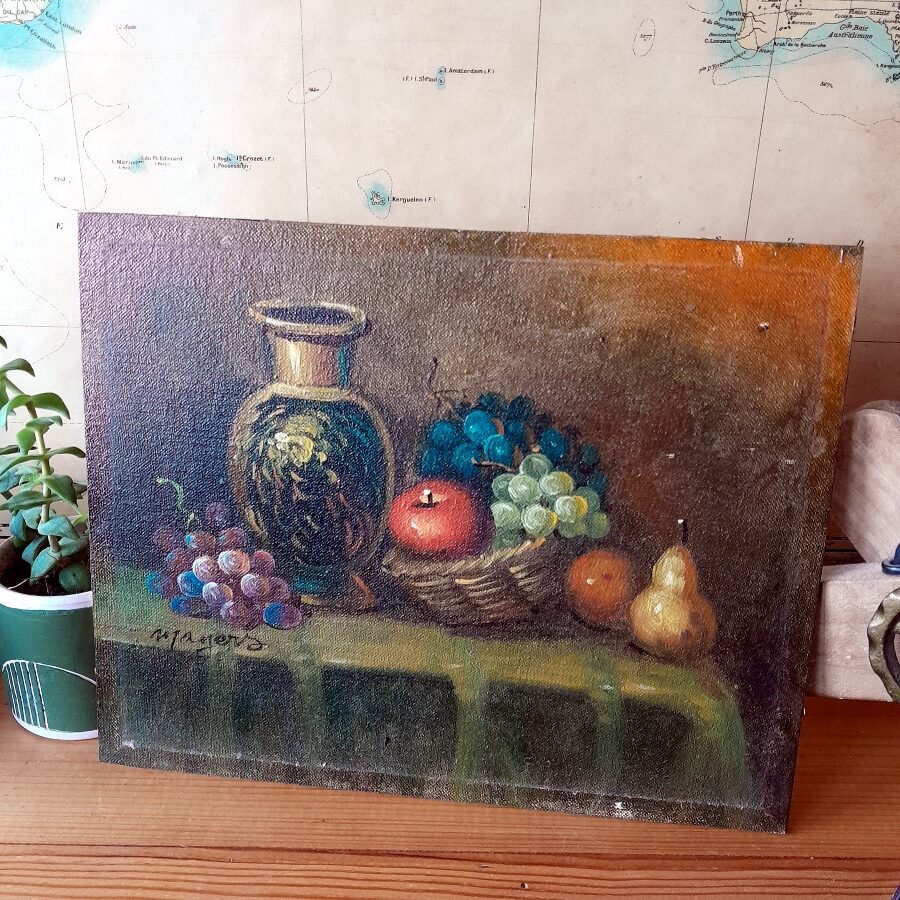 z133 油絵 静物画