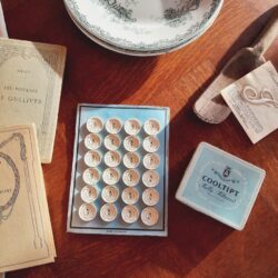 m27 ボタンシートセット　青