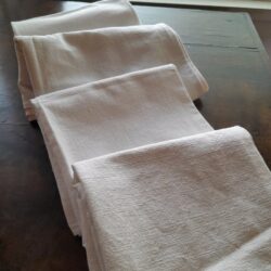 m49 無地のトーション 4枚セット